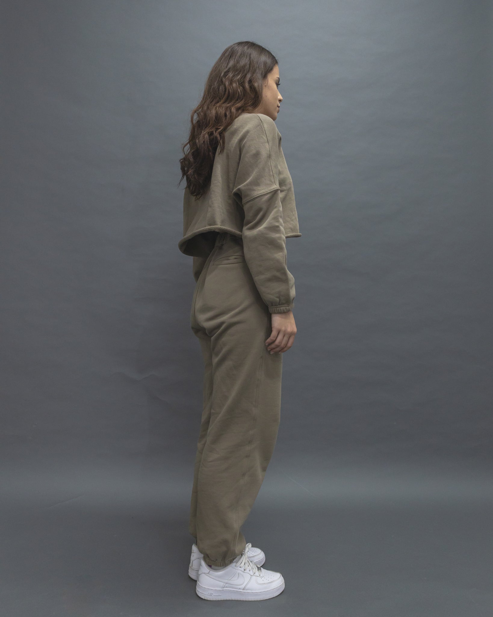 Oversized Long-sleeved crew neck sweater