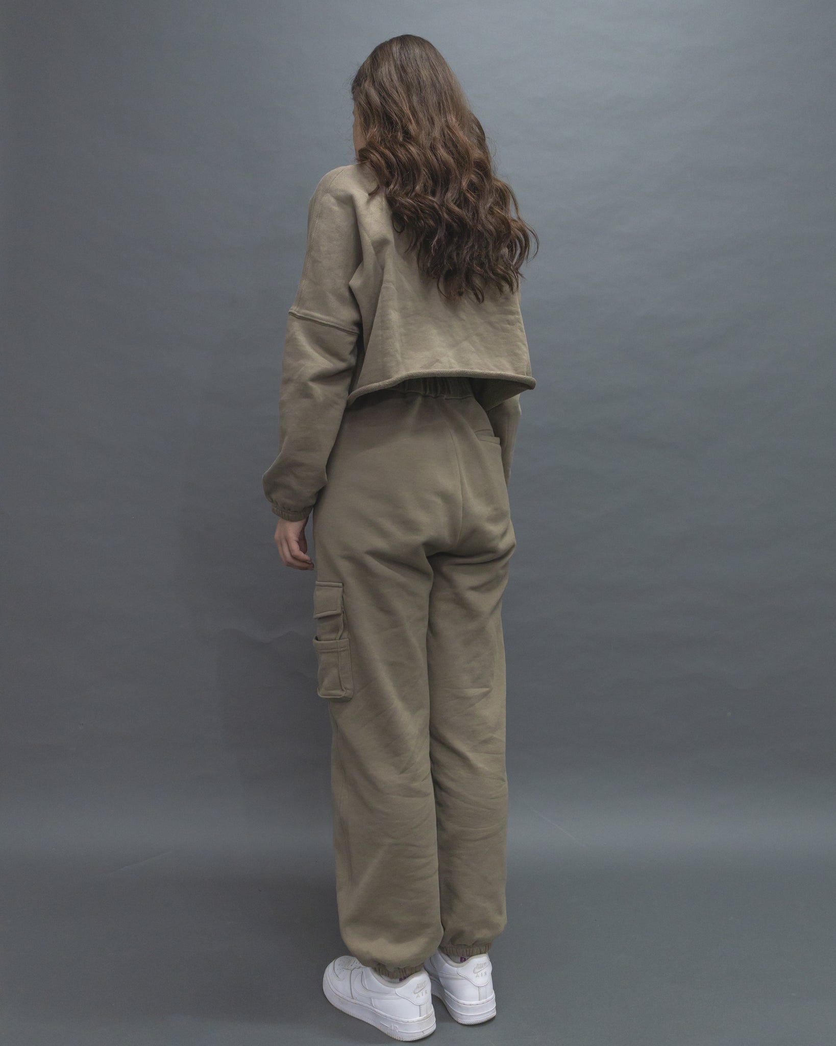 Oversized Long-sleeved crew neck sweater