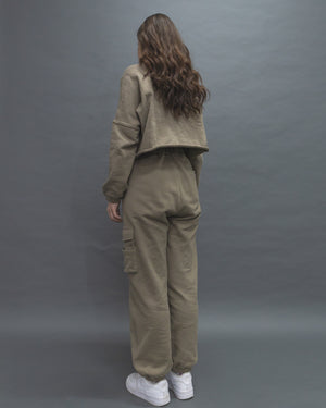 Oversized Long-sleeved crew neck sweater