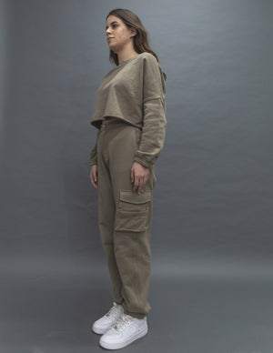 Oversized Long-sleeved crew neck sweater