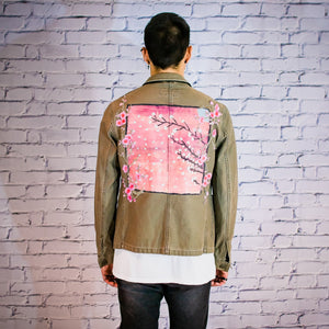 Allsaints Cherry blossom coach work jacket