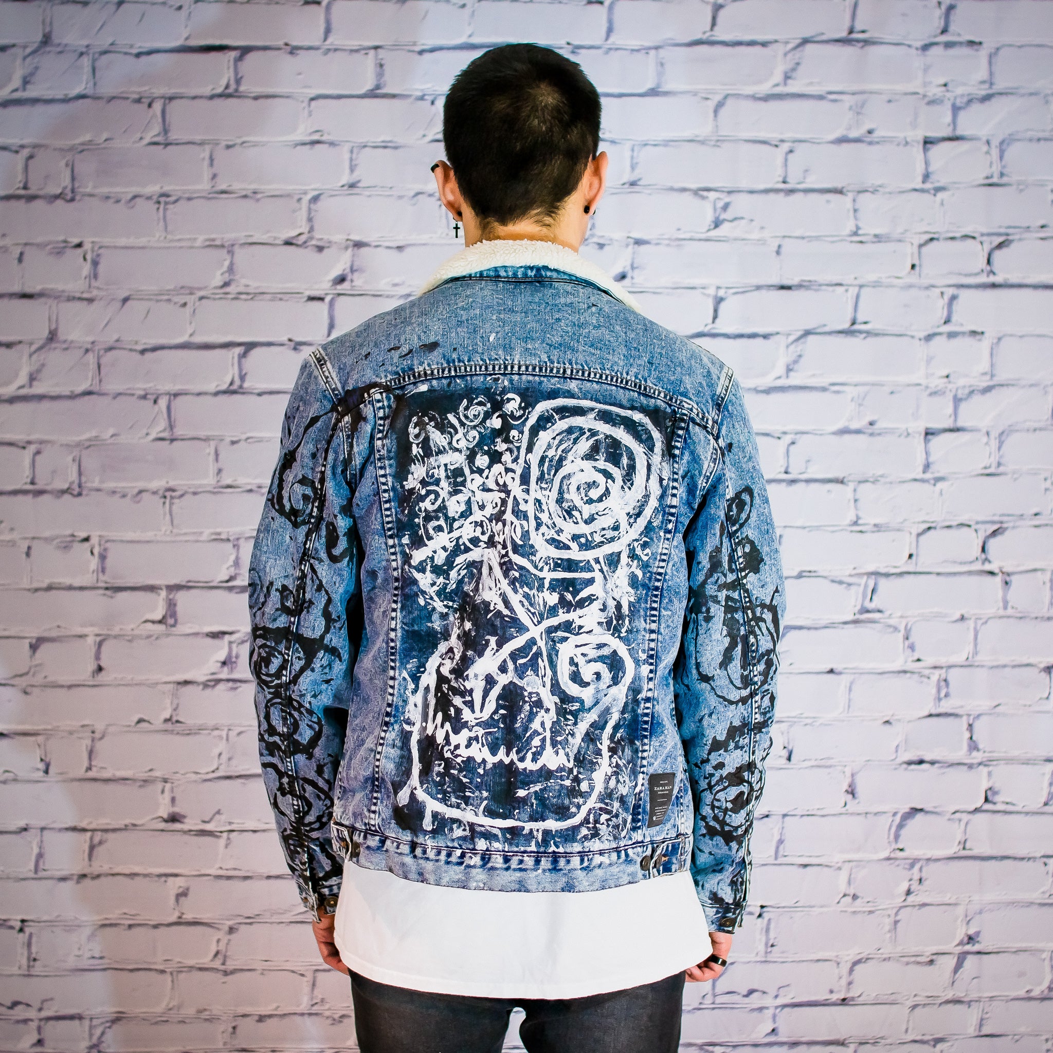 Twisted Heart Sherpa Denim Jacket