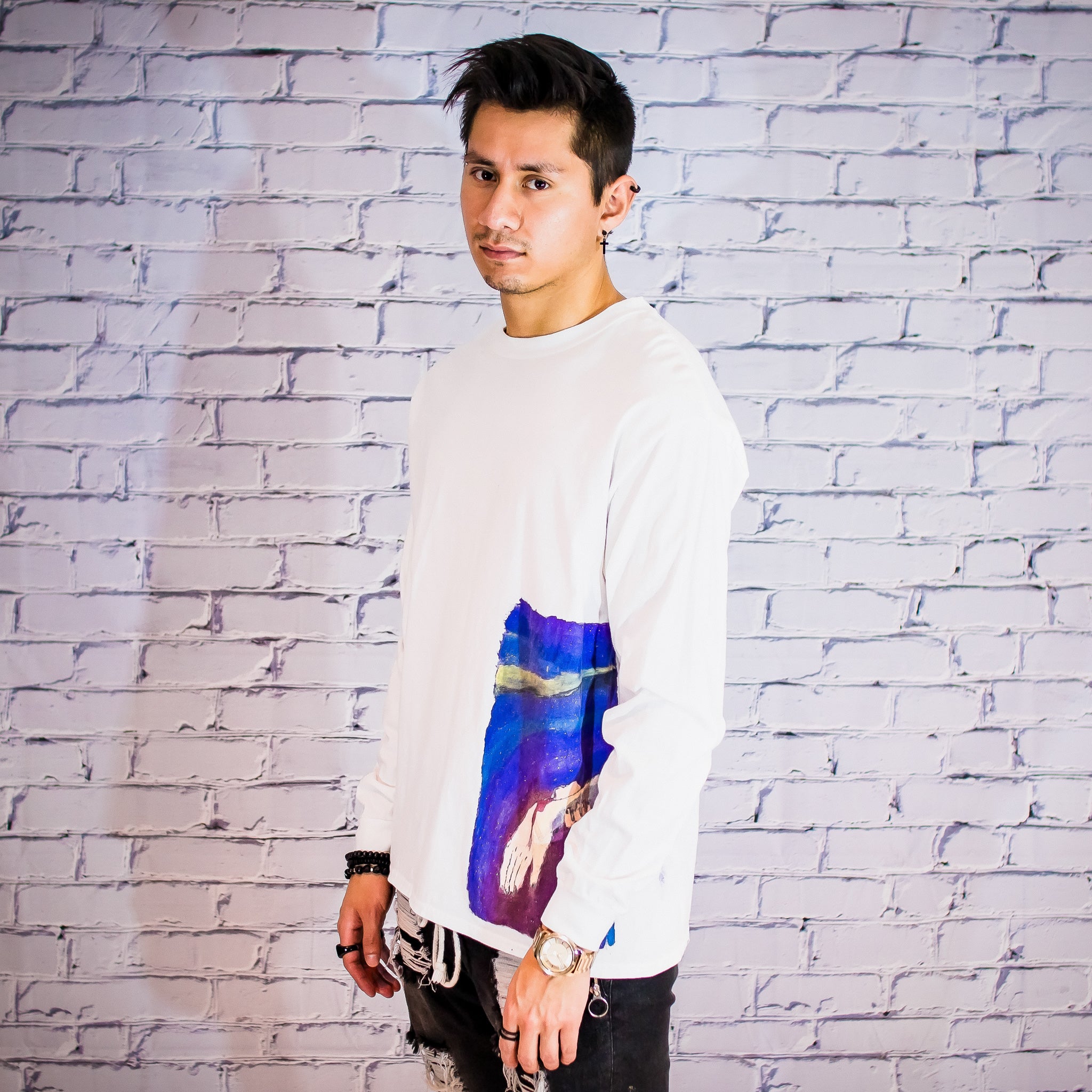 Without creation long sleeve